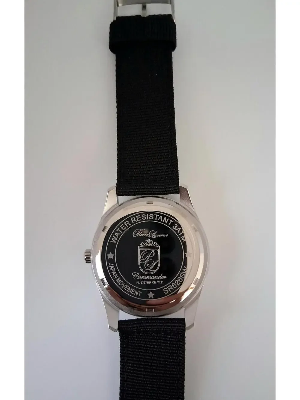 NEW Pierre Lucerne Commander WW2 Style Navy Men's‎ Watch